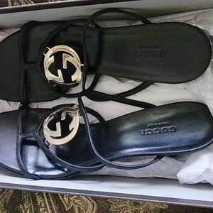 Gucci black saddles